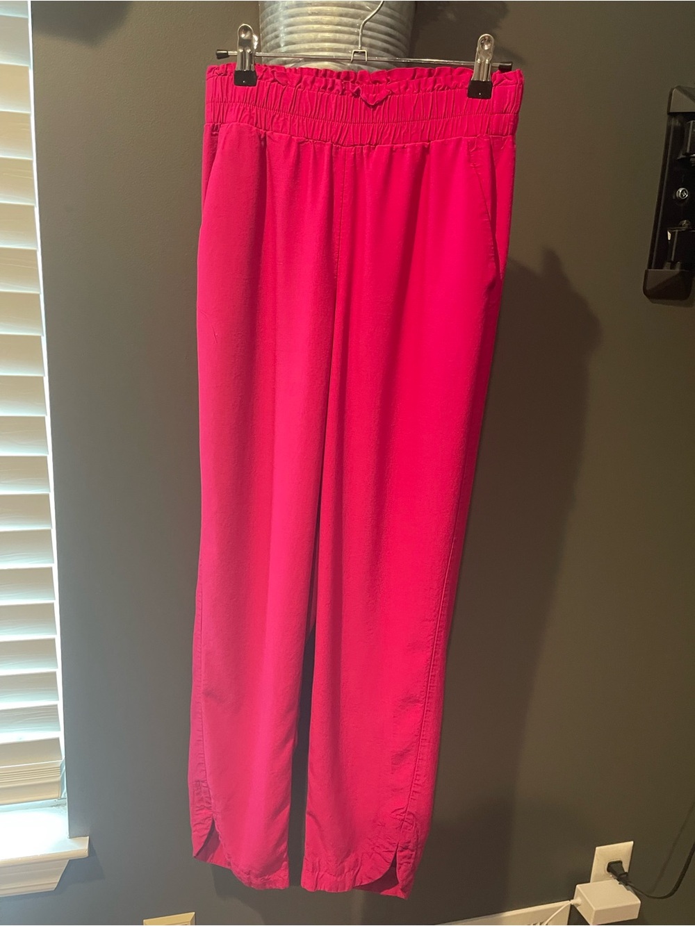 a new day Hot Pink Wide-Leg Pull-On Pants